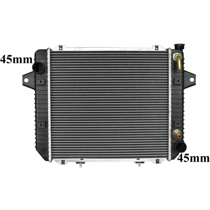 Radiator Assembly - Core: 465x445x48 To Suit Crown CG25P-5 / CG25E-5 - FO102