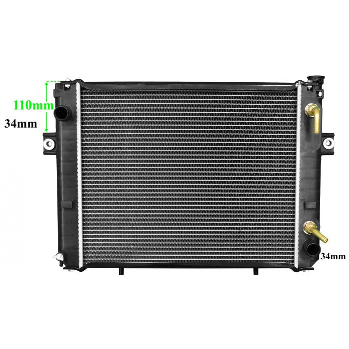 Radiator Assembly - SQ - 110mm Core: 475x430x48 H/P: 446x85/85 To Suit Hyster &n - FO105