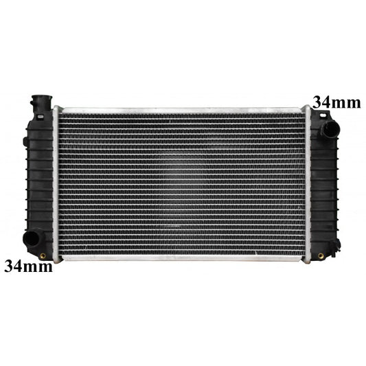 Radiator Assembly - SQ Core: 480x278x84 H/P: 307x114/114 To Suit - FO107