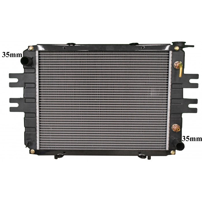 Radiator Assembly - Core: 500x445x65 To Suit Victory O/C Pipe Size: - FO113