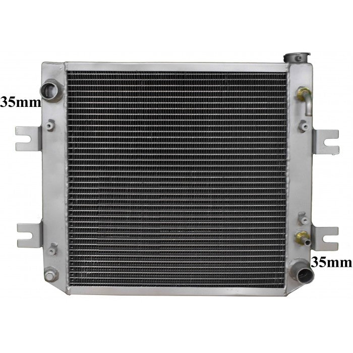 Radiator Assembly - Core: 445x465x55 To Suit Utilev O/C Pipe Size: 1 - FO118AA