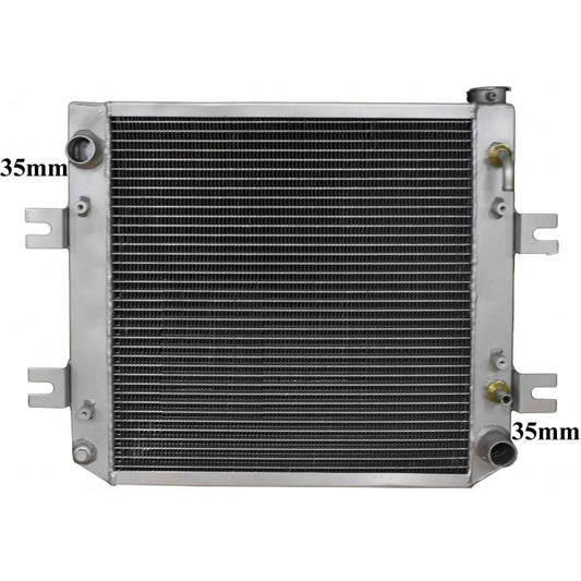 Radiator Assembly - Core: 445x465x55 To Suit Utilev O/C Pipe Size: 1 - FO118AA