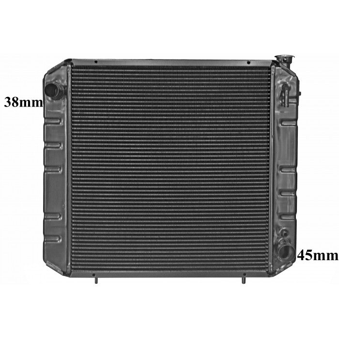 Radiator Assembly - BC Core: 530x555 H/P: 557x80/80 To Suit Komat - FO131