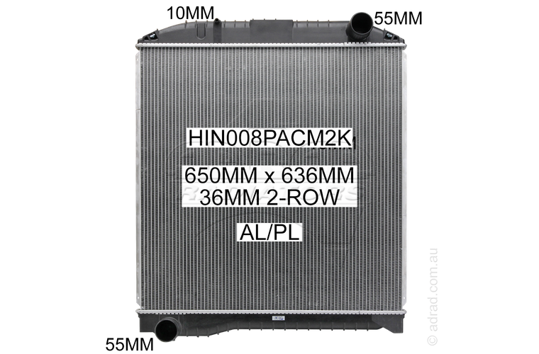 HIN008PACM2K radiator