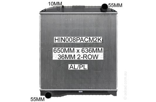 HIN008PACM2K radiator