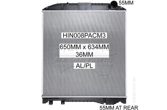 HIN008PACM3 radiator