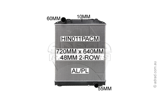 HIN011PACM radiator