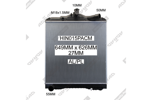 HIN015PACM radiator