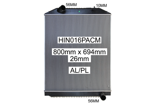 HIN016PACM radiator