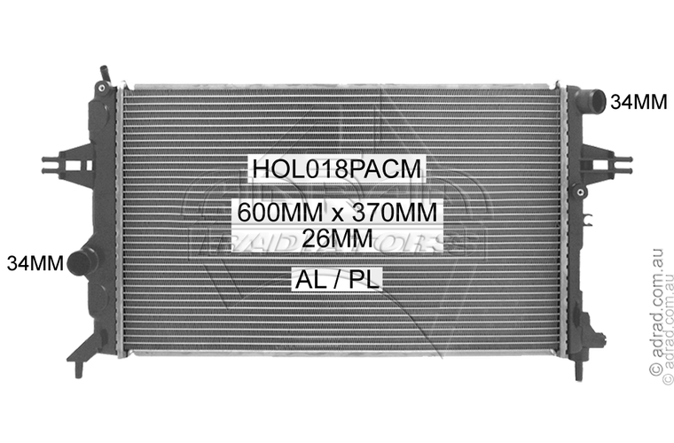 HOL018PACM radiator