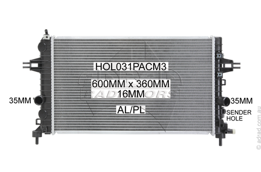 HOL031PACM3 radiator