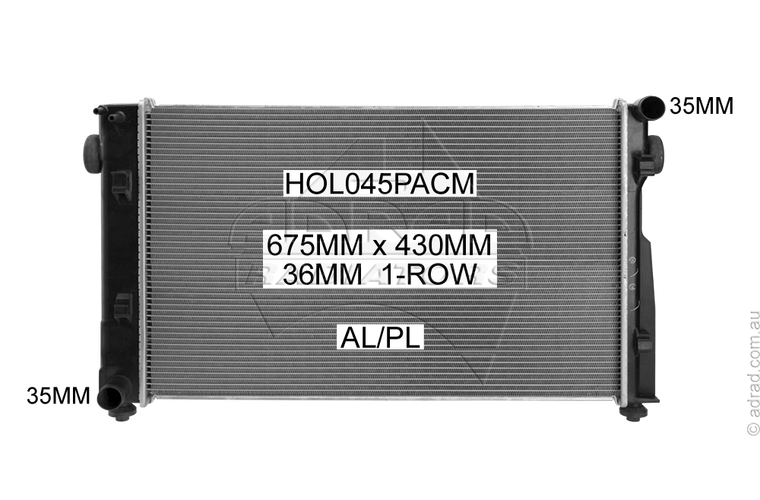 HOL045PACM radiator