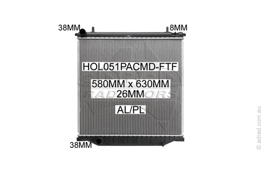 HOL051PACMD-FTF radiator