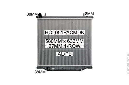HOL051PACMDK radiator