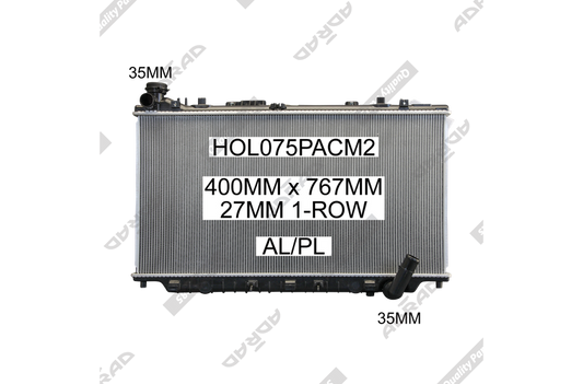 HOL075PACM2 radiator