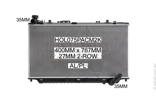 HOL075PACM2K radiator