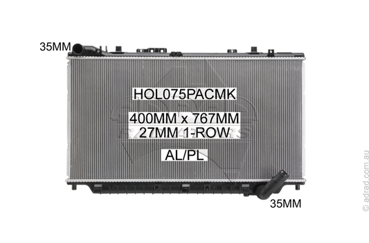 HOL075PACMK radiator