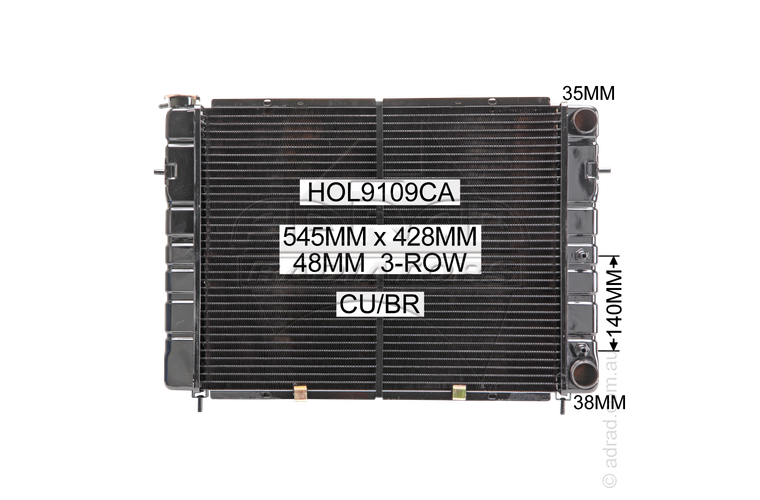 COMMODORE VL 6cyl Auto. '86-88 RADIATOR - HOL9109CA