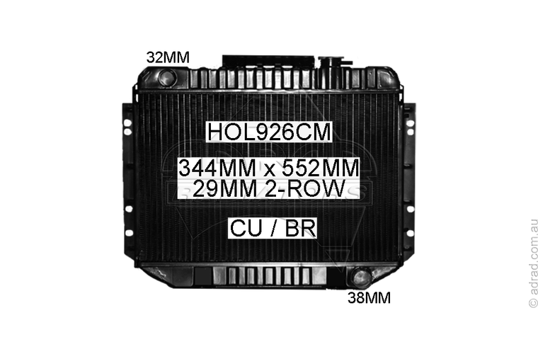 HOL926CM radiator
