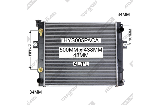 HYS005PACA radiator