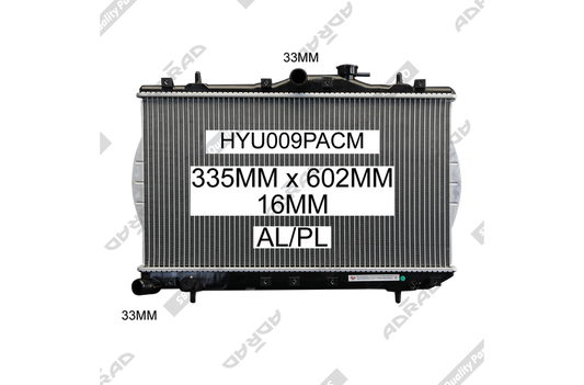 HYU009PACM radiator