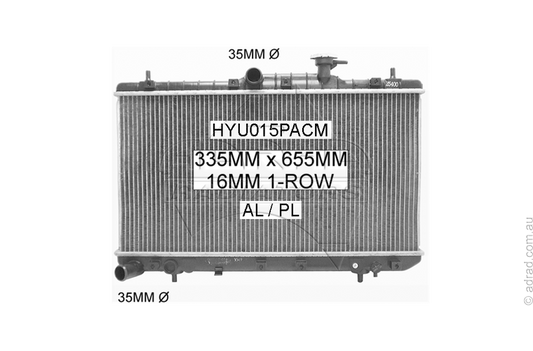 HYU015PACM radiator