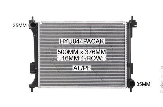 HYU044PACAK radiator