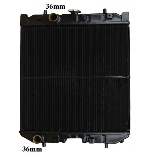 Radiator Assembly - BC Core: 450x450x35 To Suit Tractor Kubota L3830 / L4330 - IN023