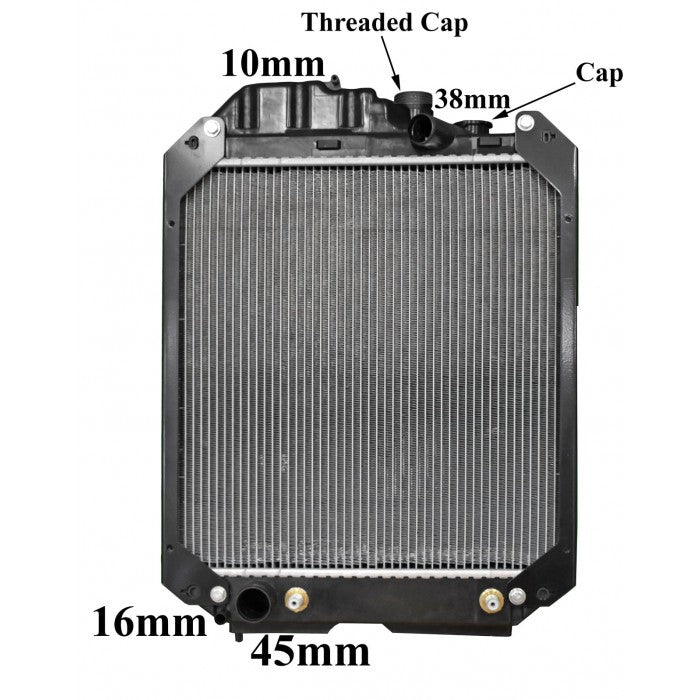 Radiator Assembly - Core: 506x478x84 H/P: 507x111/111 To Suit - IN070A