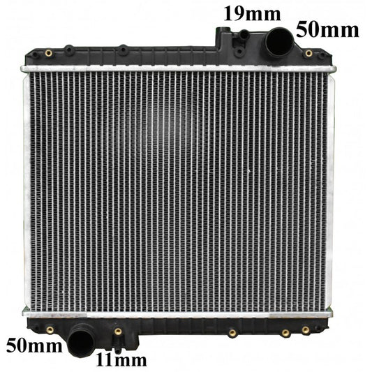 Radiator Assembly - Core: 430x530x106 H/P: 552x124/124 To Suit - IN158