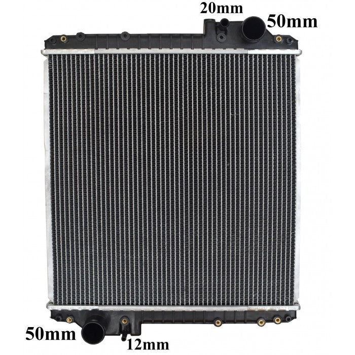 Radiator Assembly - Core: 548x526x100 H/P: 552x124/124 To Suit - IN159
