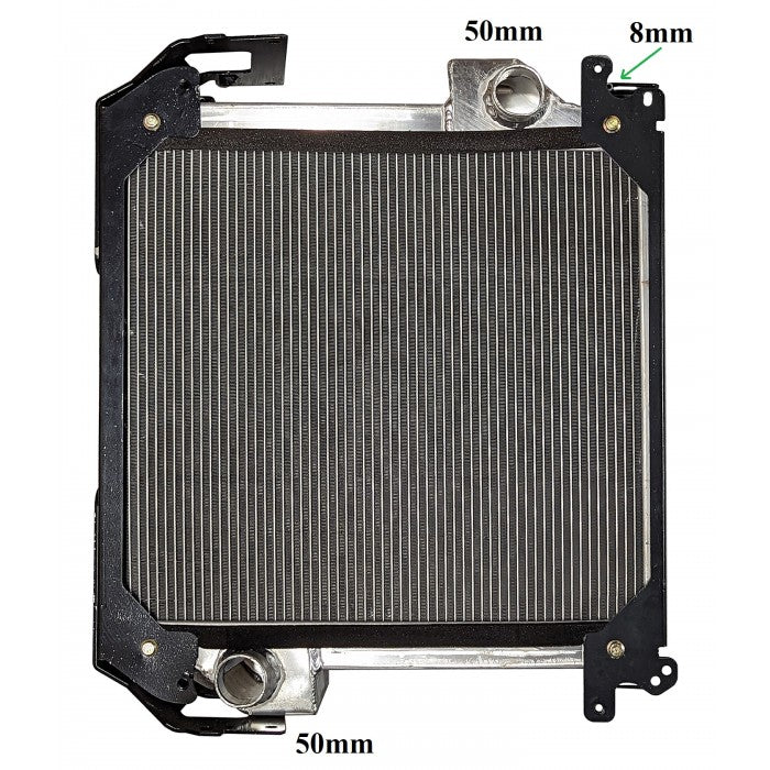 Radiator Assembly - Core: 470x528x100 To Suit Backhoe Loader JCB 3CX / 4 C - IN199MA