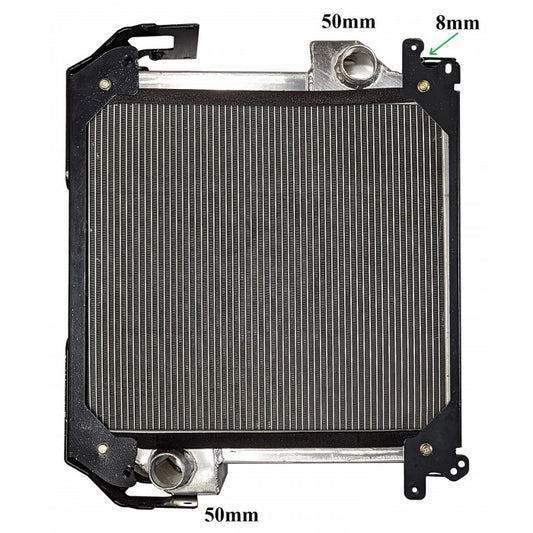 Radiator Assembly - Core: 470x528x100 To Suit Backhoe Loader JCB 3CX / 4 C - IN199MA