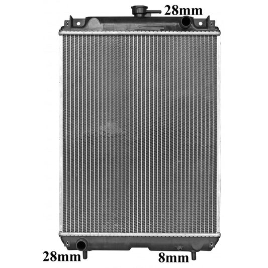Radiator Assembly - Core: 500x390x48 To Suit Kubota - IN206