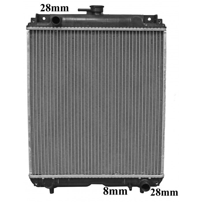 Radiator Assembly - Core: 450x390x48 H/P: 407x68/68 To Suit Mi - IN212