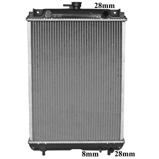 Radiator Assembly - Core: 500x390x48 H/P: 407x68/68 To Suit Mini Exc - IN216