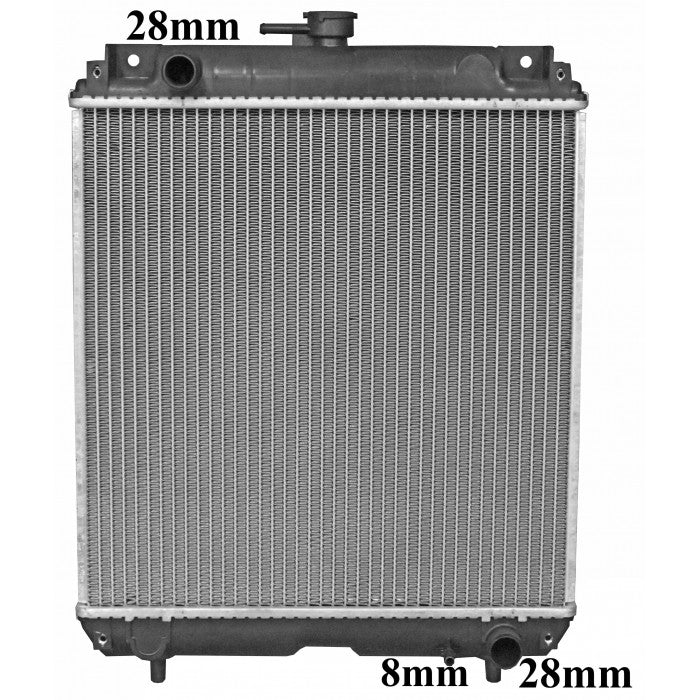 Radiator Assembly - Core: 400x398x48 To Suit Mini Excavator Hyundai Robex - IN217