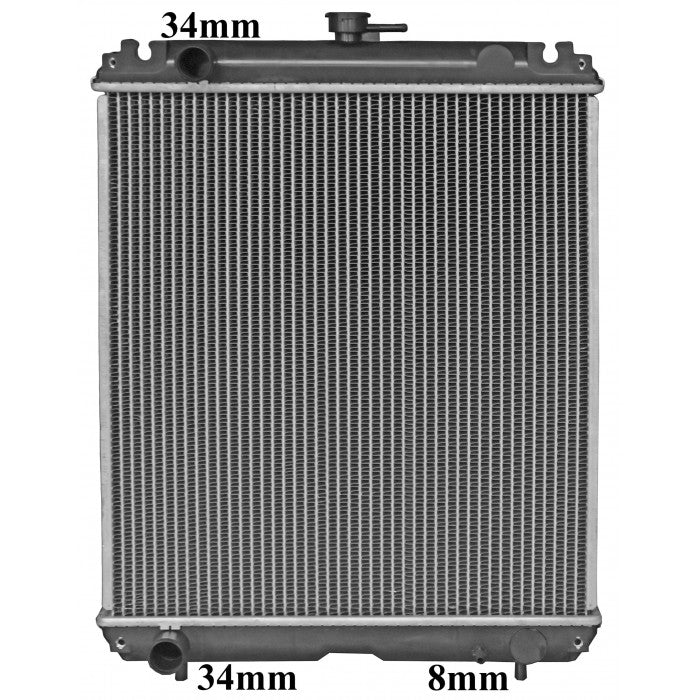 Radiator Assembly - Core: 500x450x36 To Suit Industrial - IN221