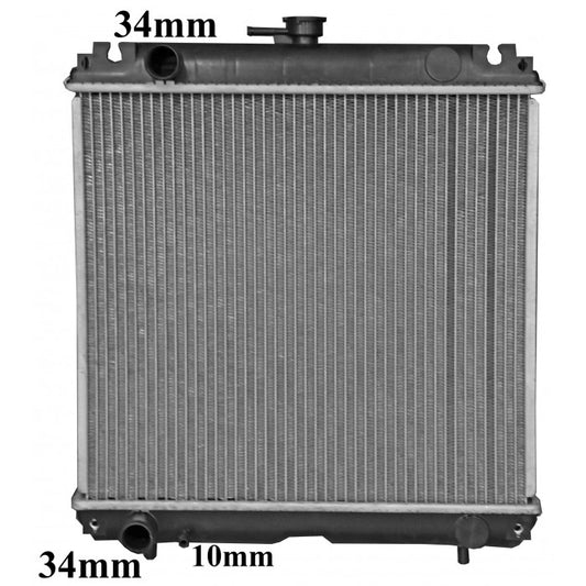 Radiator Assembly - Core: 400x448x48 H/P: 465x68/68 To Suit Ku - IN236