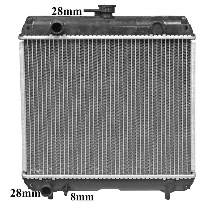 Radiator Assembly - Core: 400x388x48 To Suit Tractor Kubota - IN272