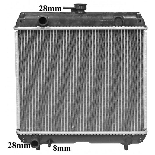 Radiator Assembly - Core: 400x388x48 To Suit Tractor Kubota - IN272
