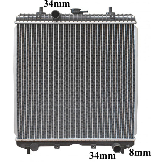 Radiator Assembly - Core: 485x498x56 To Suit Midi Excavator Kubota U55-4 - IN301