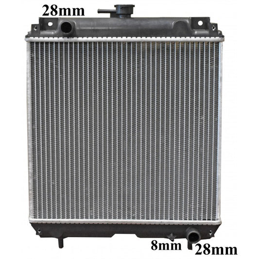 Radiator Assembly - Core: 375x390x48 H/P: 407x68/68To SuitMower - IN331