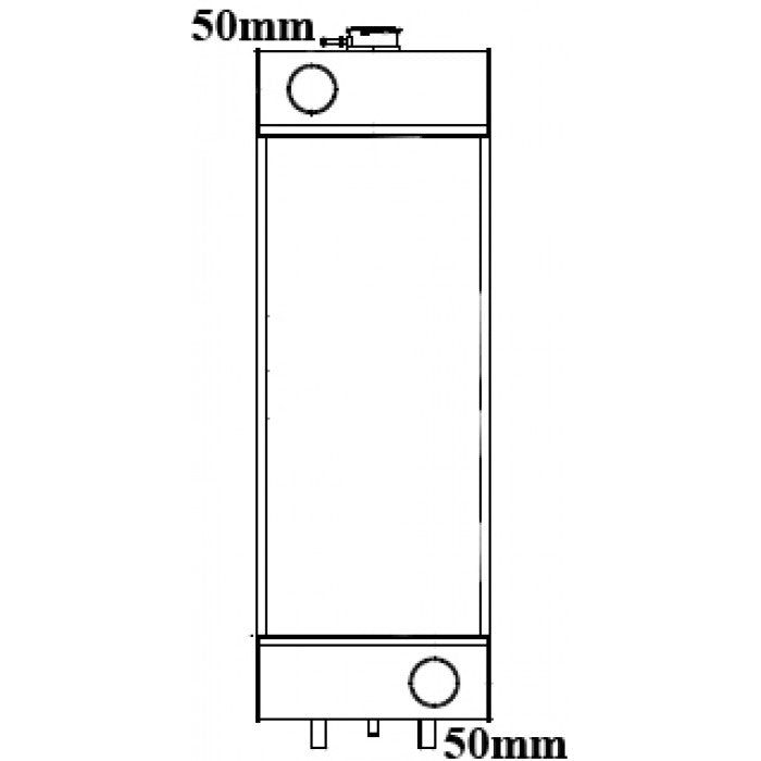 Radiator Assembly - Core: 530x228x00To Suit Komatsu PC55MR - IN355MA