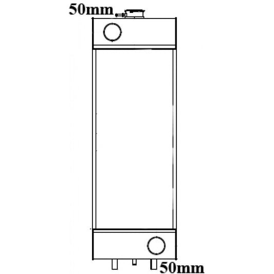 Radiator Assembly - Core: 530x228x00To Suit Komatsu PC55MR - IN355MA