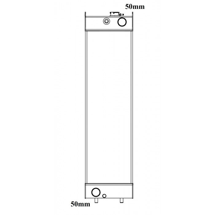 Radiator Assembly - Core: 932x270x126To Suit Excavator Kobelco SK250-8 - IN384MA