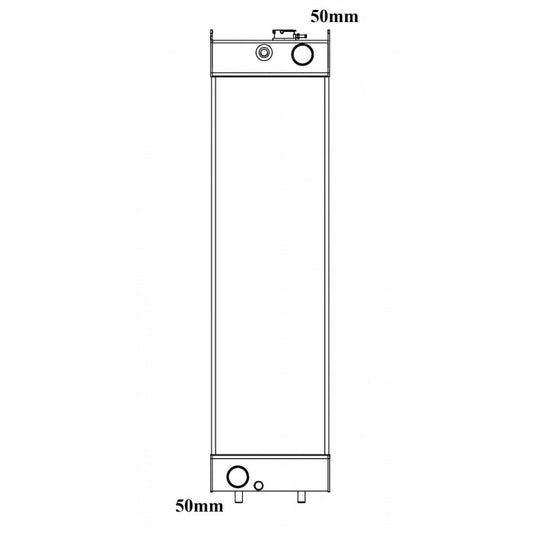 Radiator Assembly - Core: 932x270x126To Suit Excavator Kobelco SK250-8 - IN384MA