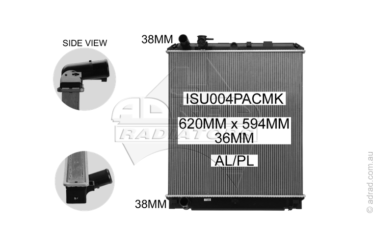 ISU004PACMK radiator
