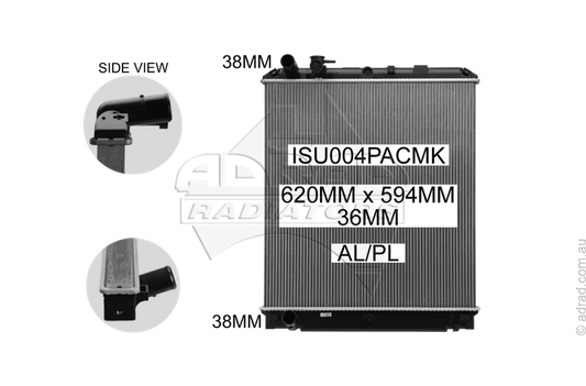 ISU004PACMK radiator
