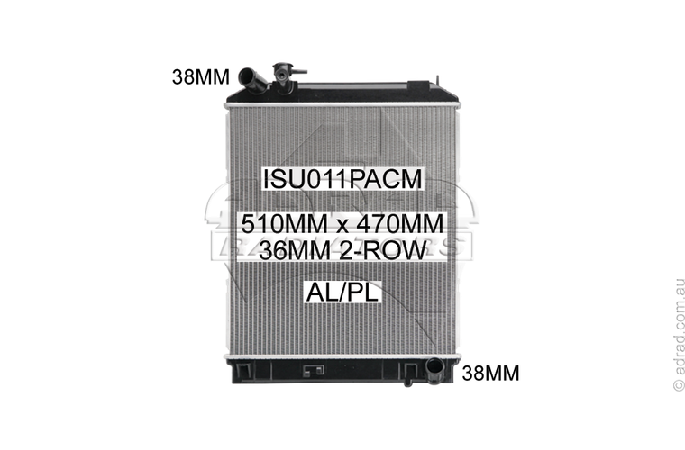 ISU011PACM radiator